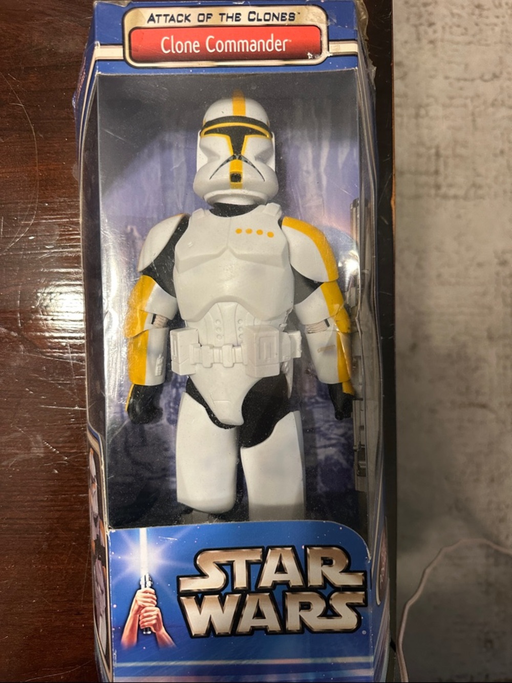 Star Wars Clone Commander Action Figure - White, Yellow, Black